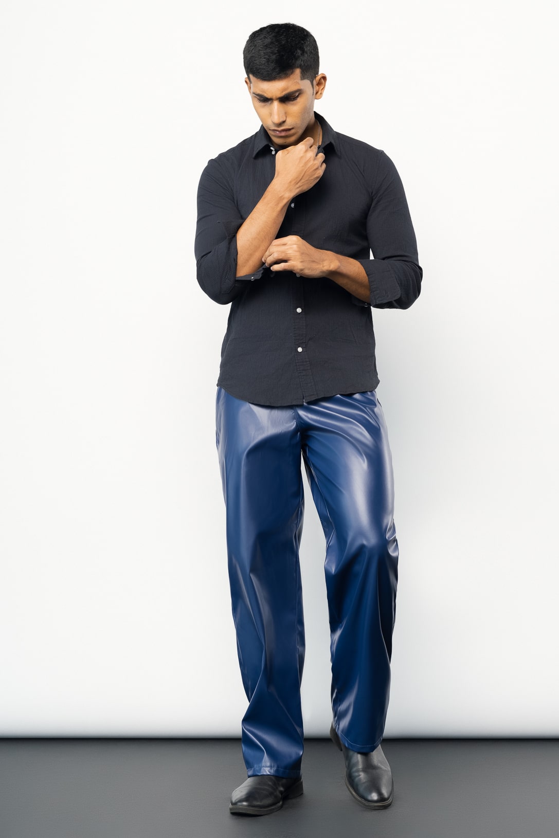 JUNGE stacked pants,light blue jeans,carpenter pants,mens India | Ubuy